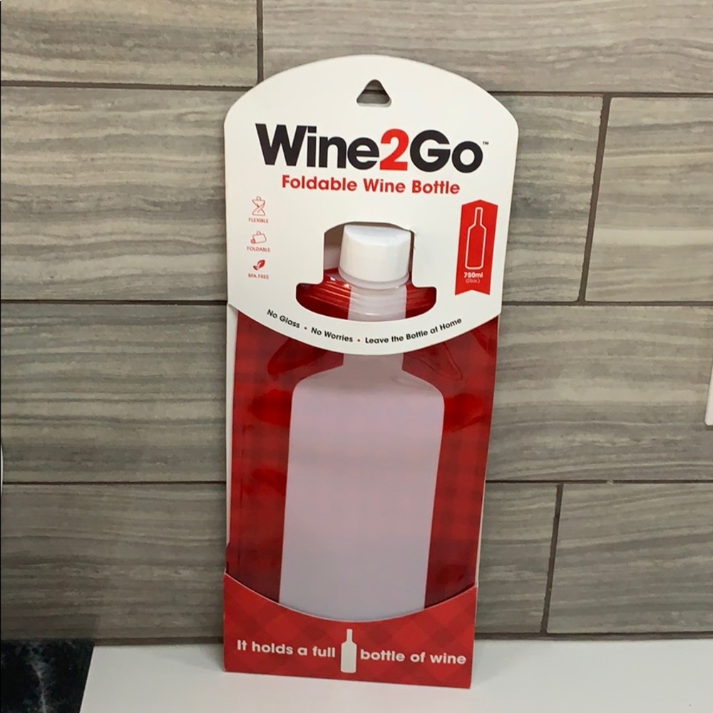 Wine2Go Foldable Wine Bottle No Glass